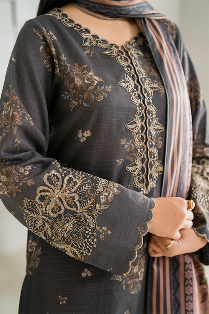 Iznik | Exclusive Winter | UE-358 - Ladies Clothes - Maria Faisal