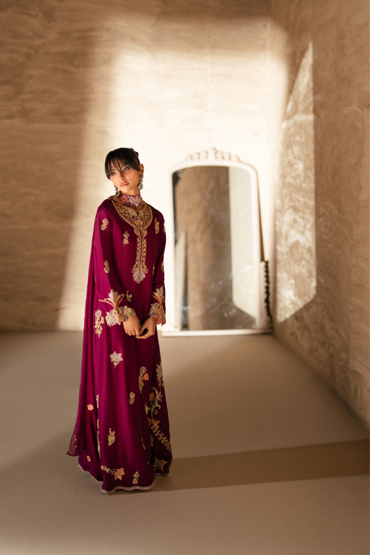 Sana Abbas | Zalea Formals | NESSA - Formal Dress - available at Maria Faisal in UK and USA.