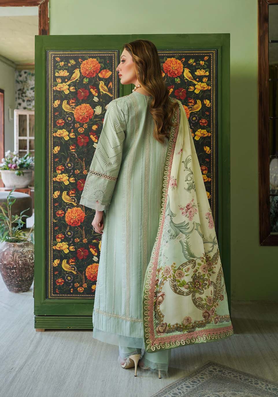 Zarqash | Tresor Luxury Lawn 24 | ZQT 009 GISELLE - Maria Faisal