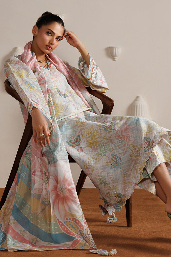 Baroque | Luxury Summer Pret | UF-4526 - Luxury Dress - available at Maria Faisal in UK and USA.
