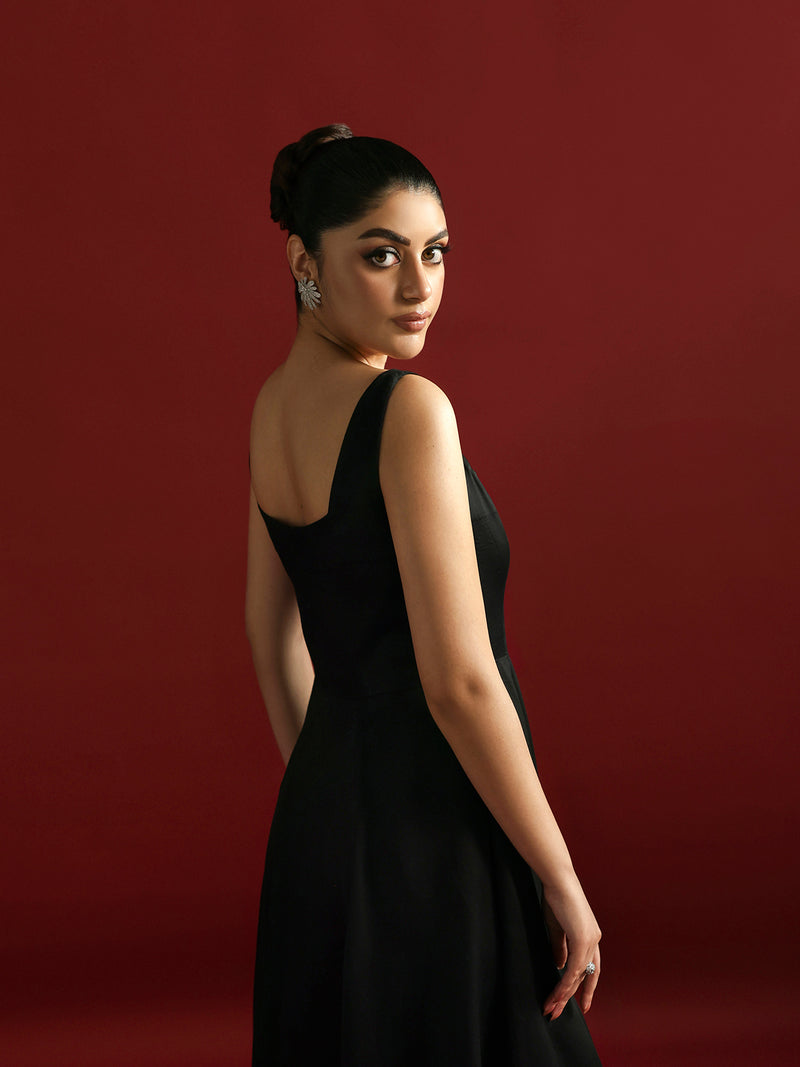 Caia | Basics 26 | Look 5 - Luxury Dress - available at Maria Faisal in UK and USA.