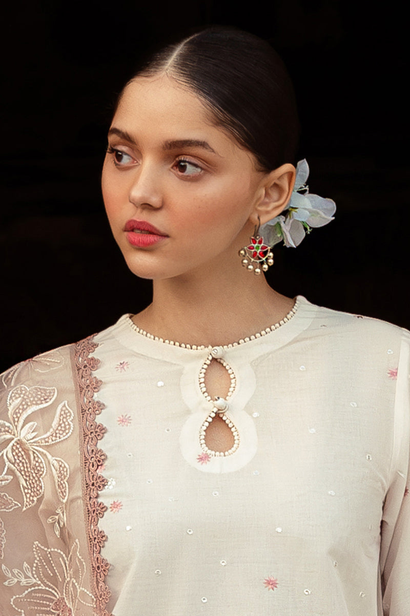 Cross Stitch | Premium Lawn 24 | SPECKLE MESH - Ladies Clothes - Maria Faisal