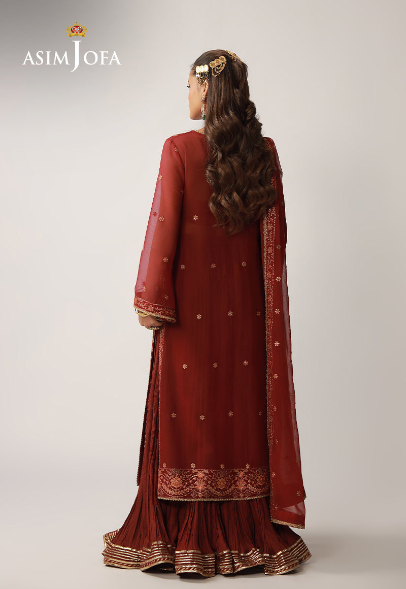 Asim Jofa | Layaan Festive Collection | AJULO-11 - Formal Dress - available at Maria Faisal in UK and USA.