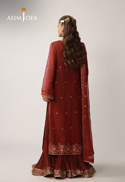 Asim Jofa | Layaan Festive Collection | AJULO-11 - Formal Dress - available at Maria Faisal in UK and USA.