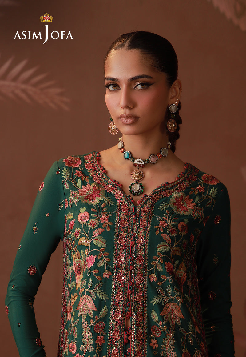 Asim Jofa | Zari Festive Collection | AJULD-08 - Formal Dress - available at Maria Faisal in UK and USA.