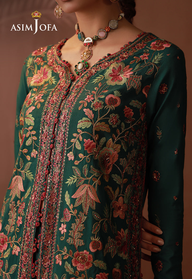 Asim Jofa | Zari Festive Collection | AJULD-08 - Formal Dress - available at Maria Faisal in UK and USA.