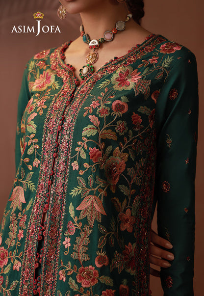 Asim Jofa | Zari Festive Collection | AJULD-08 - Formal Dress - available at Maria Faisal in UK and USA.