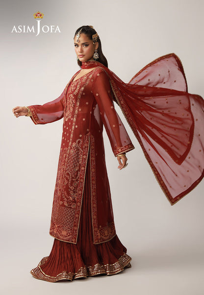 Asim Jofa | Layaan Festive Collection | AJULO-11 - Formal Dress - available at Maria Faisal in UK and USA.