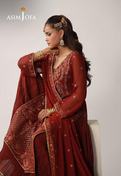 Asim Jofa | Layaan Festive Collection | AJULO-11 - Formal Dress - available at Maria Faisal in UK and USA.