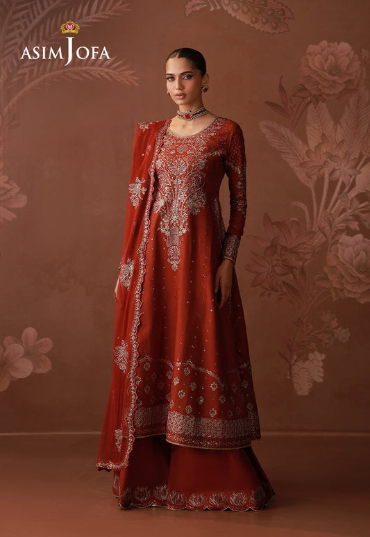 Asim Jofa | Zari Festive Collection | AJULD-02 - Formal Dress - available at Maria Faisal in UK and USA.