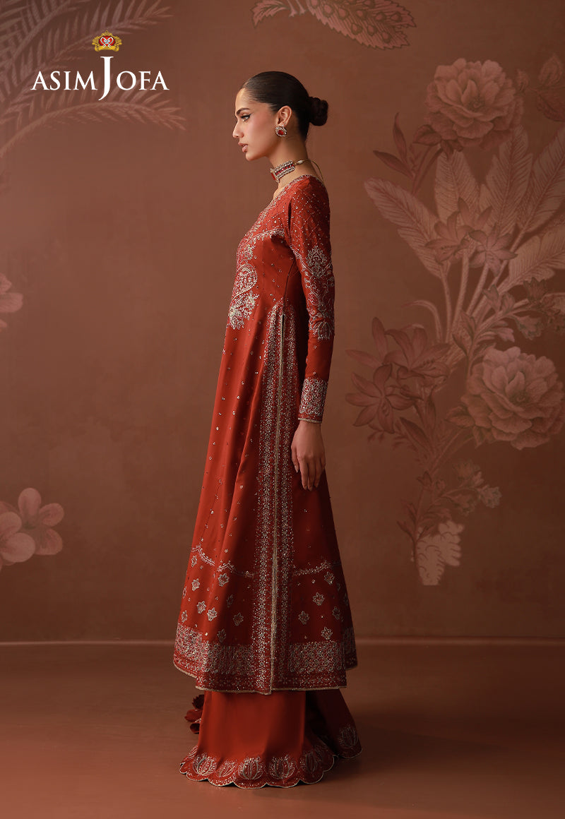 Asim Jofa | Zari Festive Collection | AJULD-02 - Formal Dress - available at Maria Faisal in UK and USA.