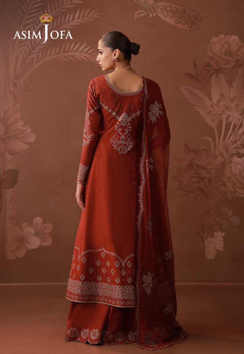 Asim Jofa | Zari Festive Collection | AJULD-02 - Formal Dress - available at Maria Faisal in UK and USA.