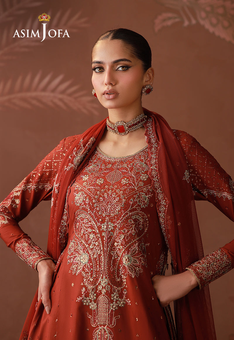 Asim Jofa | Zari Festive Collection | AJULD-02 - Formal Dress - available at Maria Faisal in UK and USA.