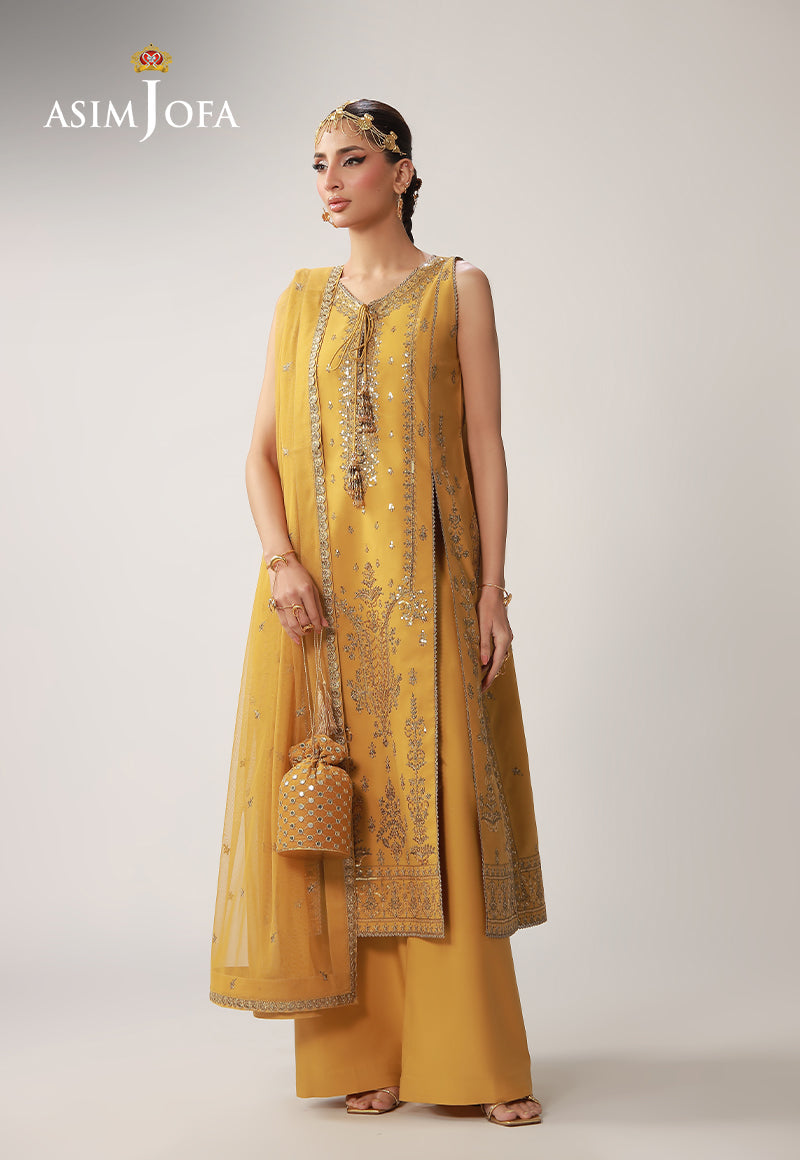 Asim Jofa | Layaan Festive Collection | AJULO-09 - Formal Dress - available at Maria Faisal in UK and USA.