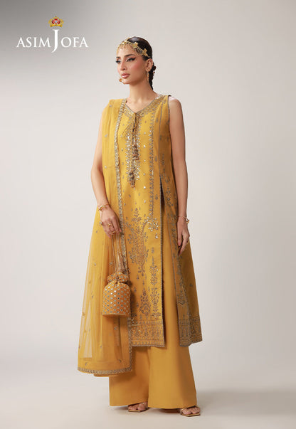 Asim Jofa | Layaan Festive Collection | AJULO-09 - Formal Dress - available at Maria Faisal in UK and USA.