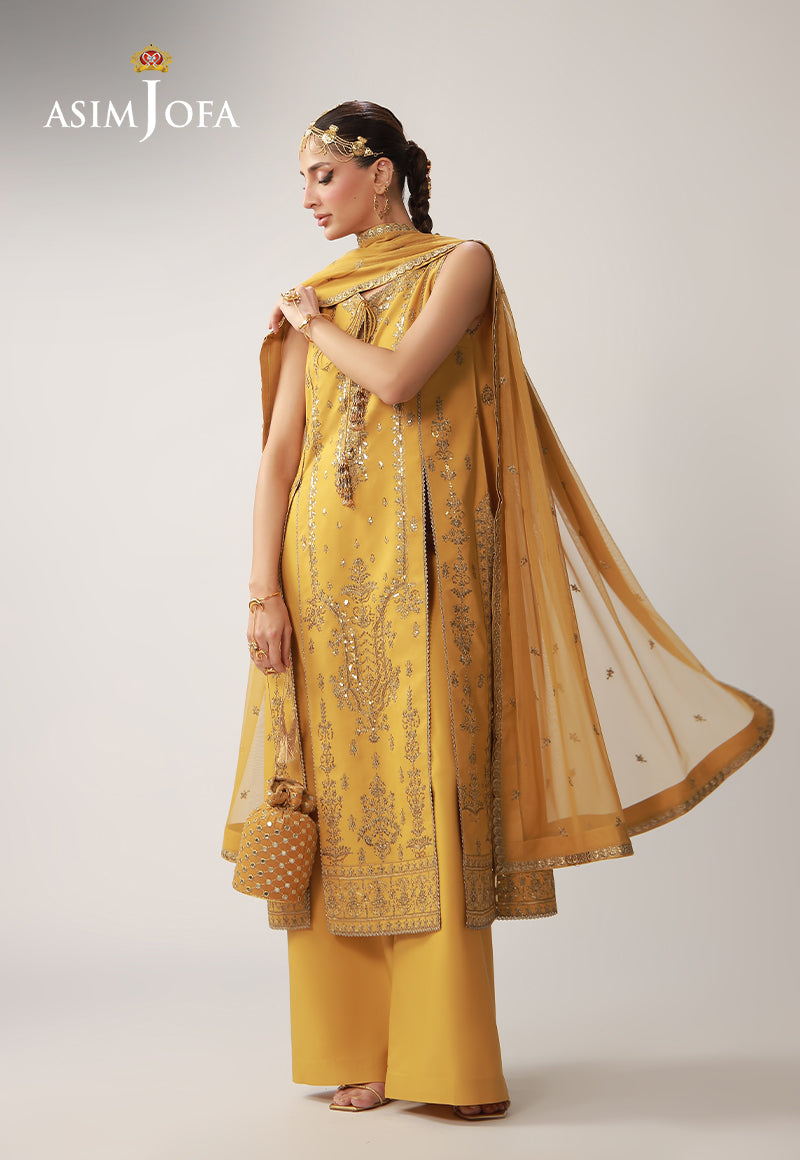 Asim Jofa | Layaan Festive Collection | AJULO-09 - Formal Dress - available at Maria Faisal in UK and USA.