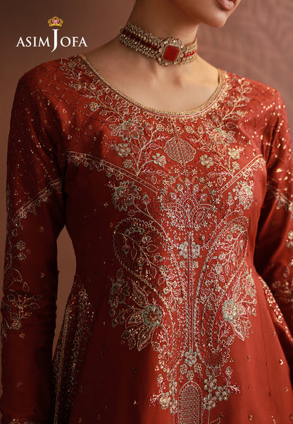 Asim Jofa | Zari Festive Collection | AJULD-02 - Formal Dress - available at Maria Faisal in UK and USA.