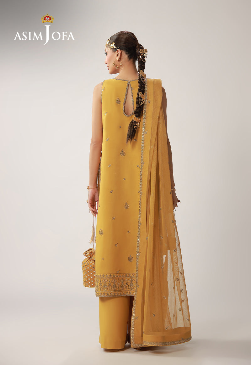 Asim Jofa | Layaan Festive Collection | AJULO-09 - Formal Dress - available at Maria Faisal in UK and USA.