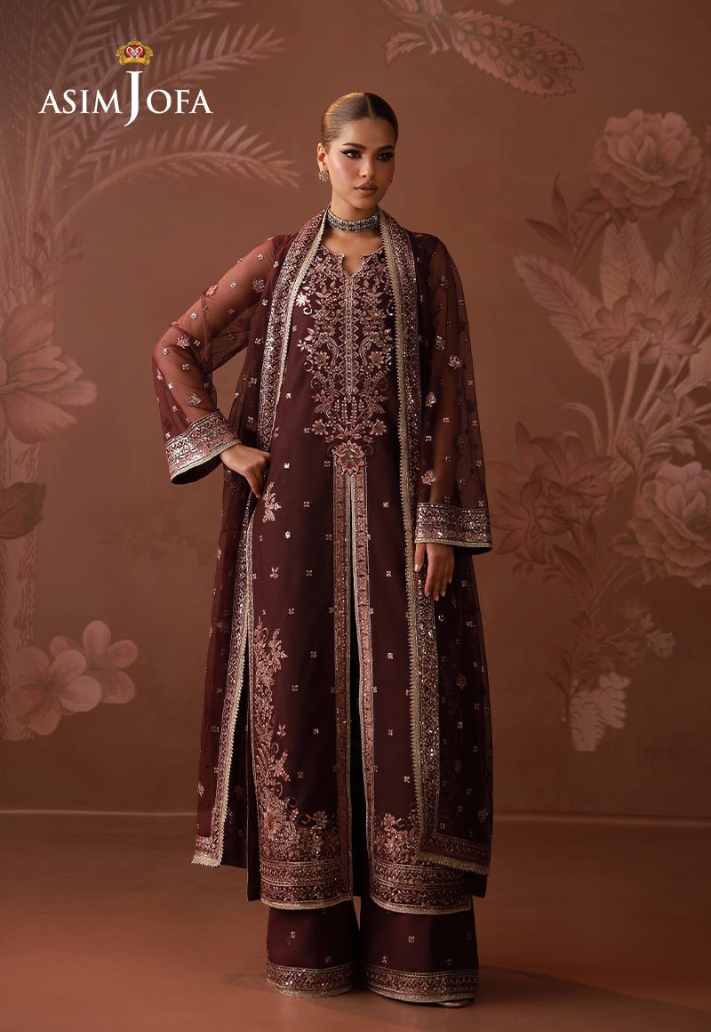 Asim Jofa | Zari Festive Collection | AJULD-07 - Formal Dress - available at Maria Faisal in UK and USA.