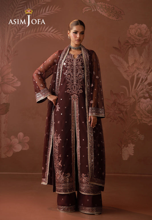 Asim Jofa | Zari Festive Collection | AJULD-07 - Formal Dress - available at Maria Faisal in UK and USA.