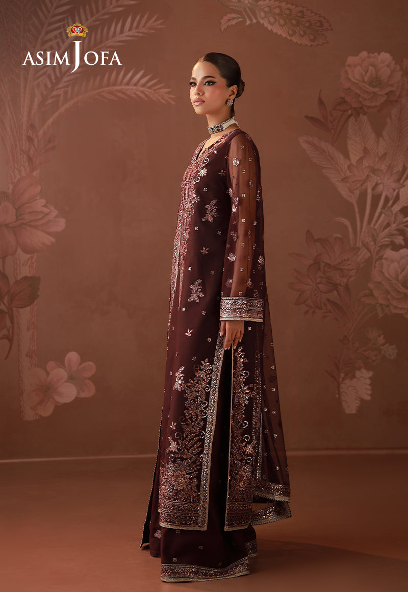 Asim Jofa | Zari Festive Collection | AJULD-07 - Formal Dress - available at Maria Faisal in UK and USA.