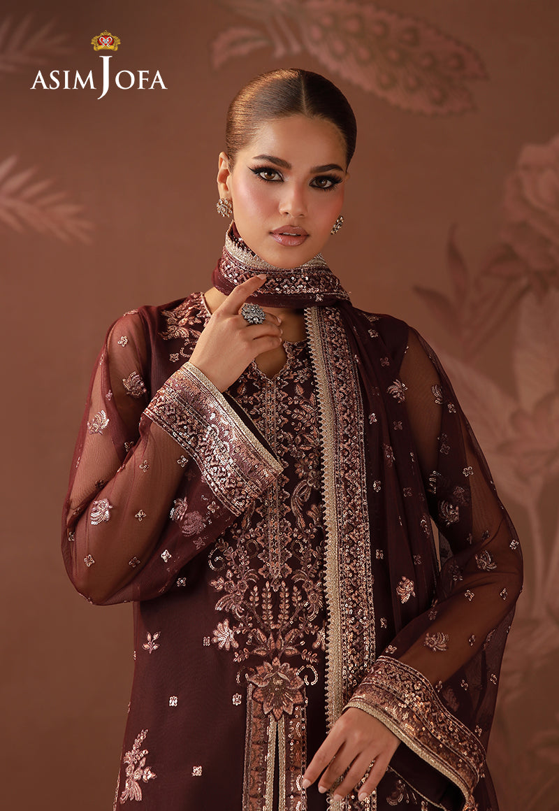 Asim Jofa | Zari Festive Collection | AJULD-07 - Formal Dress - available at Maria Faisal in UK and USA.