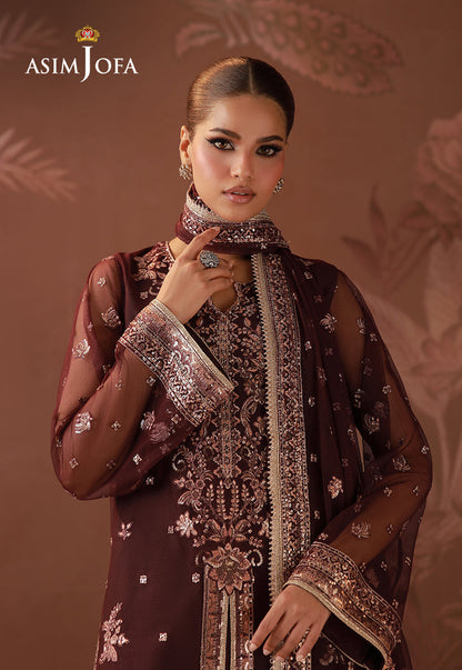 Asim Jofa | Zari Festive Collection | AJULD-07 - Formal Dress - available at Maria Faisal in UK and USA.