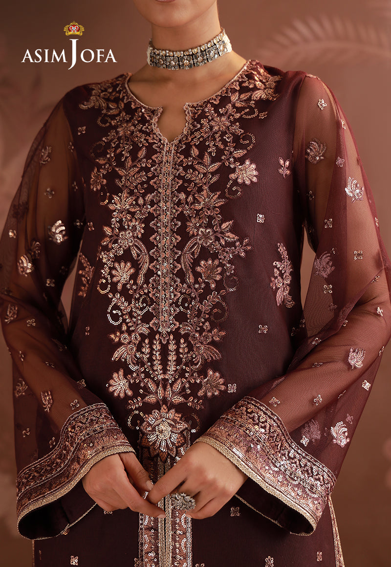 Asim Jofa | Zari Festive Collection | AJULD-07 - Formal Dress - available at Maria Faisal in UK and USA.