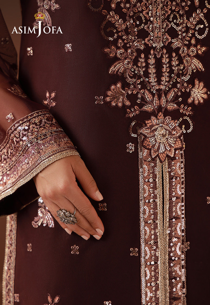 Asim Jofa | Zari Festive Collection | AJULD-07 - Formal Dress - available at Maria Faisal in UK and USA.
