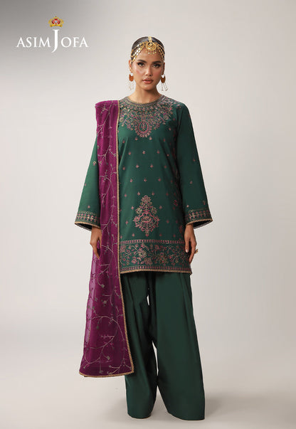 Asim Jofa | Layaan Festive Collection | AJULO-06 - Formal Dress - available at Maria Faisal in UK and USA.