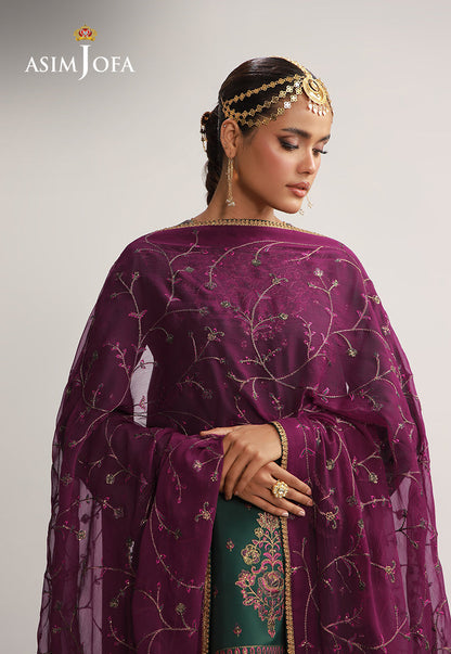 Asim Jofa | Layaan Festive Collection | AJULO-06 - Formal Dress - available at Maria Faisal in UK and USA.