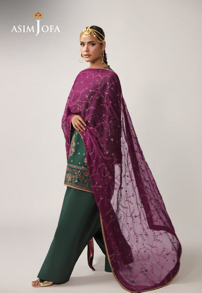 Asim Jofa | Layaan Festive Collection | AJULO-06 - Formal Dress - available at Maria Faisal in UK and USA.