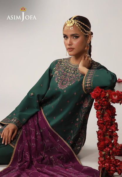 Asim Jofa | Layaan Festive Collection | AJULO-06 - Formal Dress - available at Maria Faisal in UK and USA.