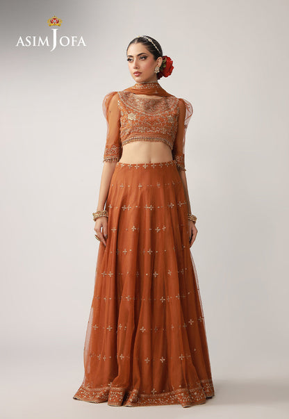 Asim Jofa | Layaan Festive Collection | AJULO-01 - Formal Dress - available at Maria Faisal in UK and USA.