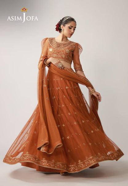 Asim Jofa | Layaan Festive Collection | AJULO-01 - Formal Dress - available at Maria Faisal in UK and USA.