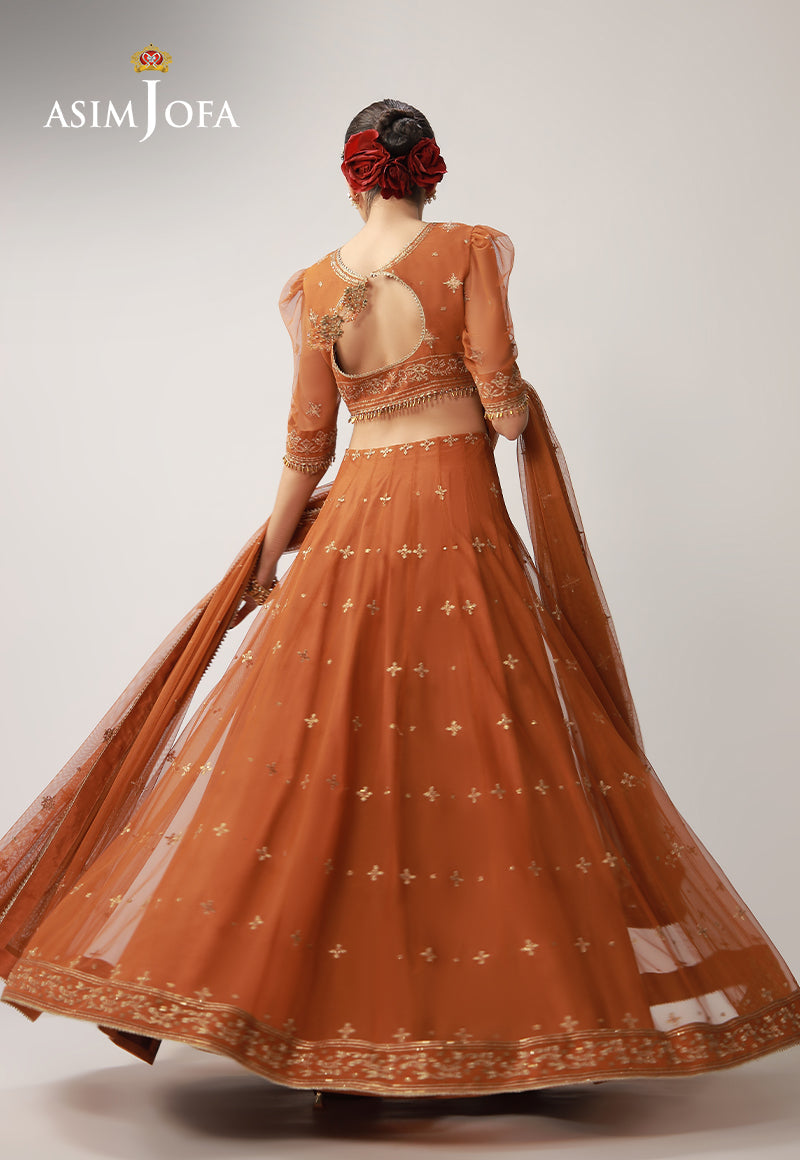 Asim Jofa | Layaan Festive Collection | AJULO-01 - Formal Dress - available at Maria Faisal in UK and USA.