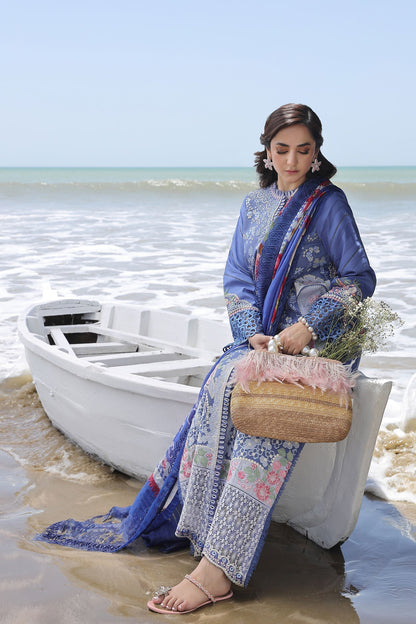 Maryam Hussain | Luxury Lawn 24 | AYRA - Waniyas