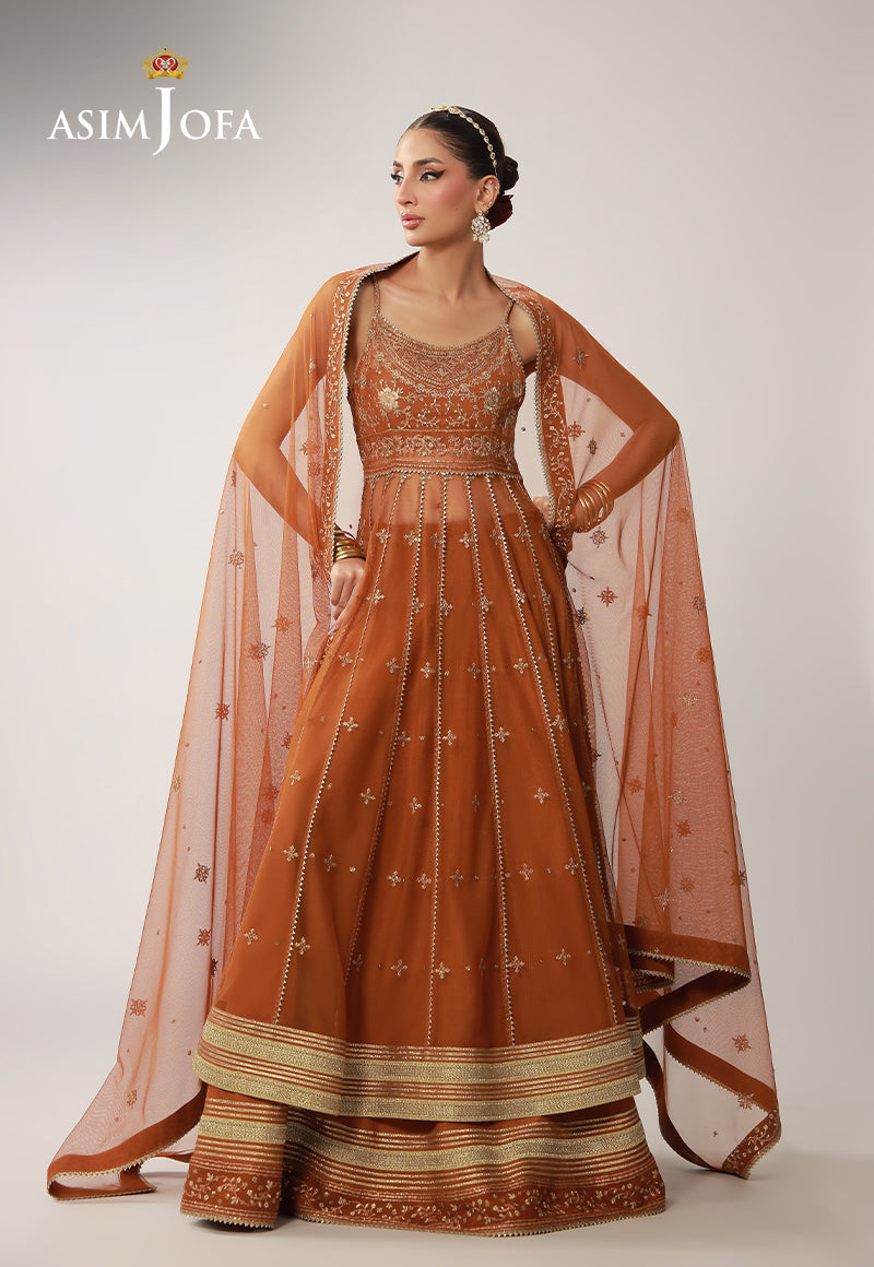 Asim Jofa | Layaan Festive Collection | AJULO-01 - Formal Dress - available at Maria Faisal in UK and USA.