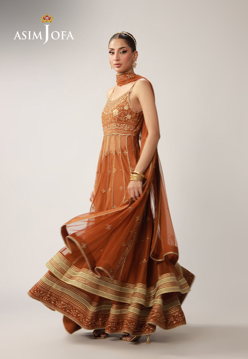 Asim Jofa | Layaan Festive Collection | AJULO-01 - Formal Dress - available at Maria Faisal in UK and USA.