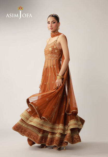 Asim Jofa | Layaan Festive Collection | AJULO-01 - Formal Dress - available at Maria Faisal in UK and USA.