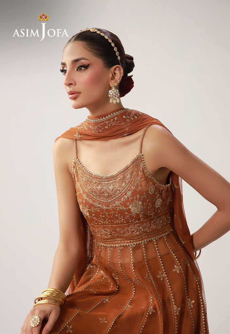 Asim Jofa | Layaan Festive Collection | AJULO-01 - Formal Dress - available at Maria Faisal in UK and USA.