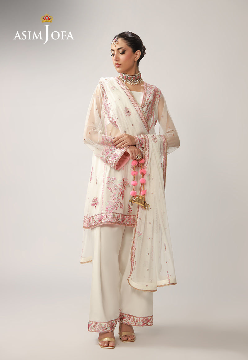 Asim Jofa | Layaan Festive Collection |  AJULO-08 - Formal Dress - available at Maria Faisal in UK and USA.