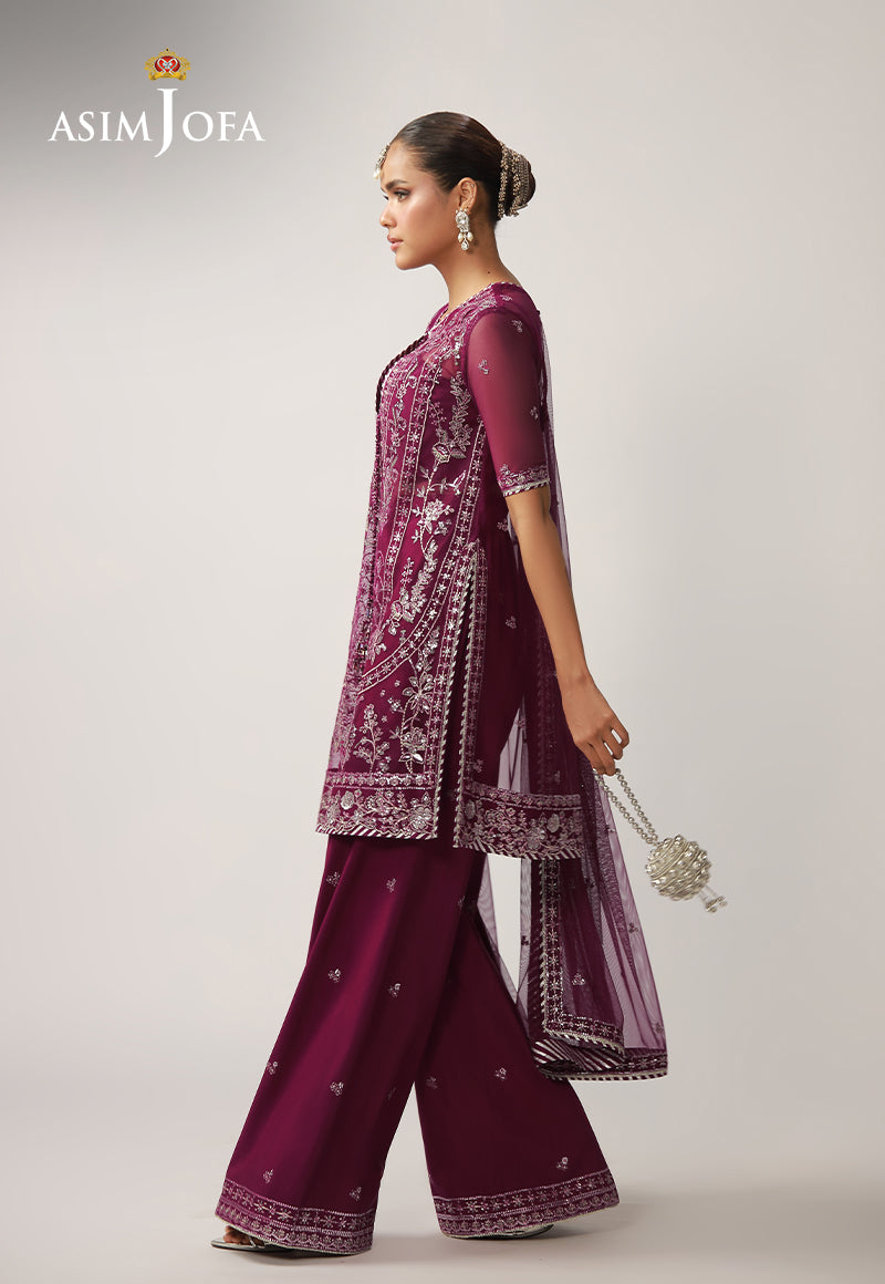 Asim Jofa | Layaan Festive Collection | AJULO-04 - Formal Dress - available at Maria Faisal in UK and USA.