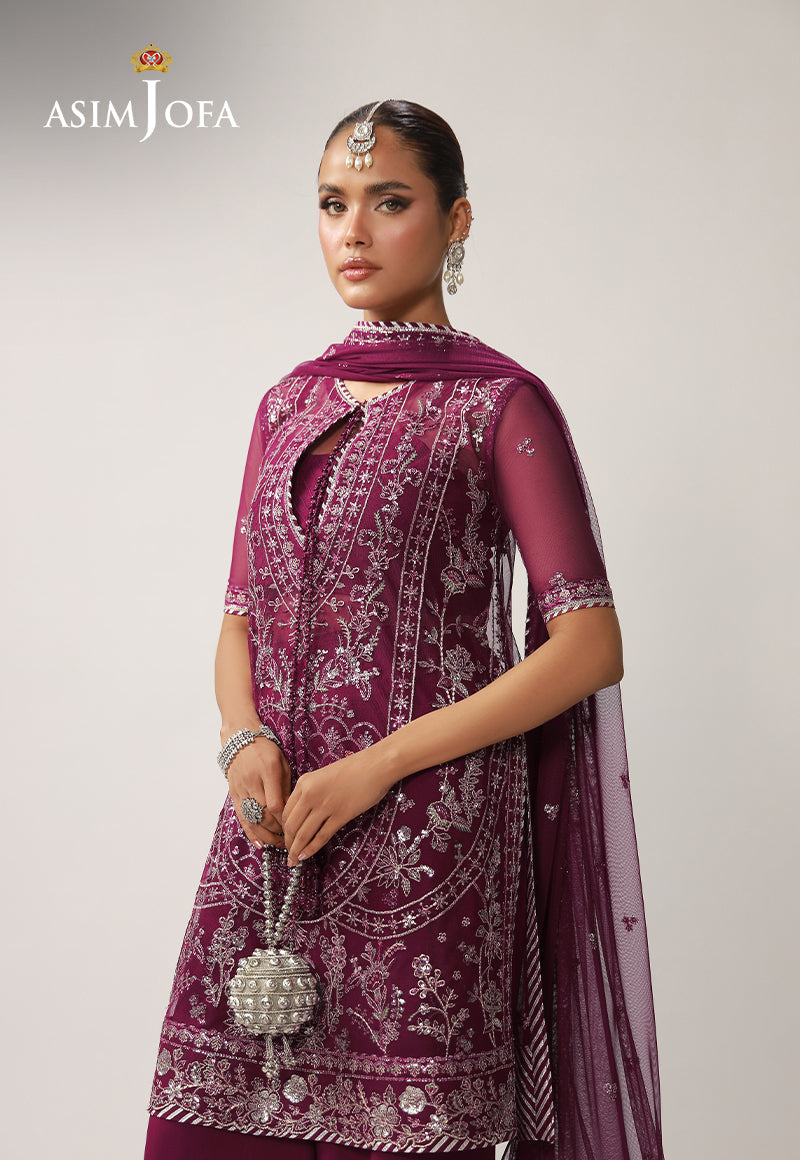 Asim Jofa | Layaan Festive Collection | AJULO-04 - Formal Dress - available at Maria Faisal in UK and USA.