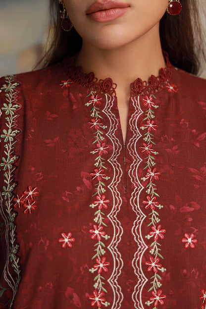 Sahar | Fall 25 | Crimson Amour - Ladies Clothes - Maria Faisal