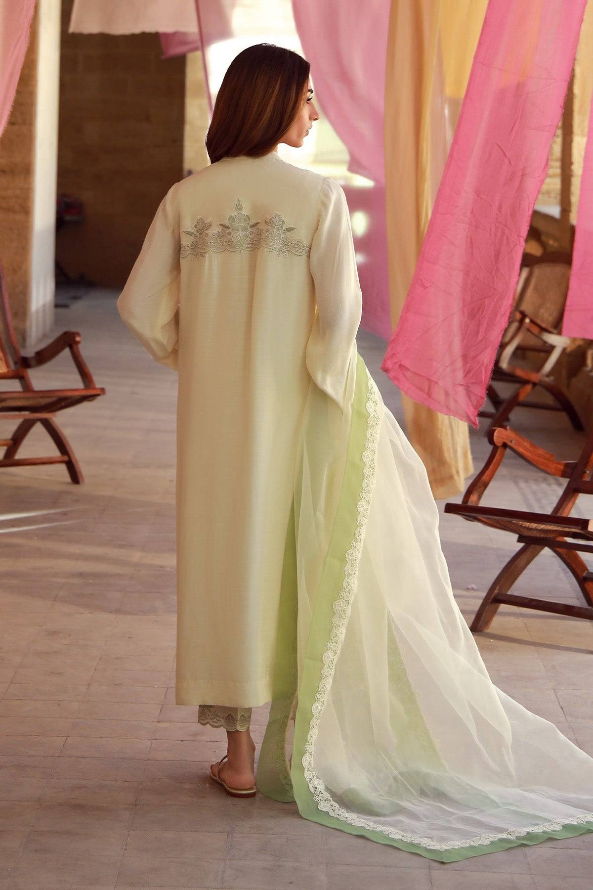 Sahar | Luxe Pret 25 | Ivory Meadow by Maria Faisal - Registered Vendor of : Sahar - type : Ladies Clothes - 100% original wedding dresses