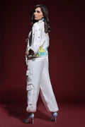 Wardha Saleem | Luxury Pret Fusion Wear | ZARA BOMBER JACKET WITH CARGO PANTS (2PC) - Ladies Clothes 