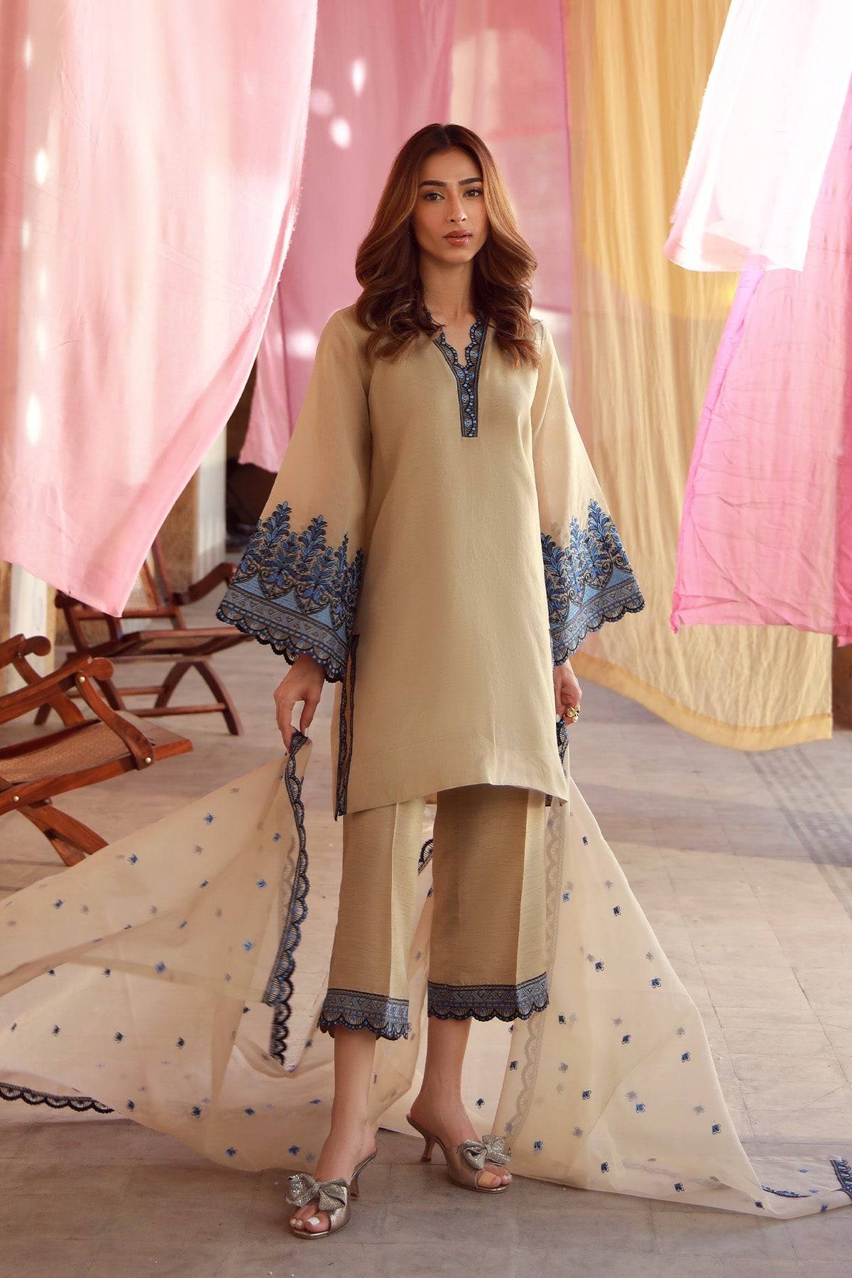 Sahar | Luxe Pret 25 | Gilded Grace by Maria Faisal - Registered Vendor of : Sahar - type : Ladies Clothes - 100% original wedding dresses