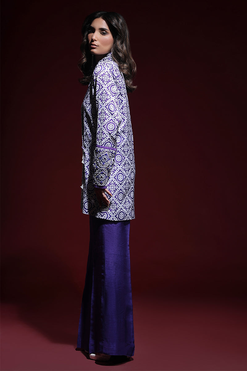 Wardha Saleem | Luxury Pret Fusion Wear | SAPHIR FORMAL CORD-SET (2PC) - Ladies Clothes 