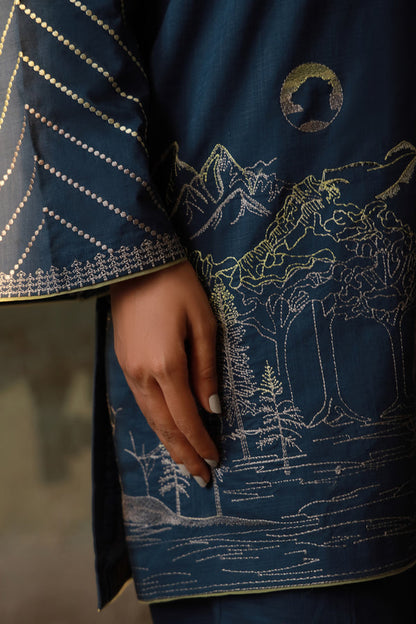 Sahar | Fall 25 | Caribbean Mist - Ladies Clothes - Maria Faisal